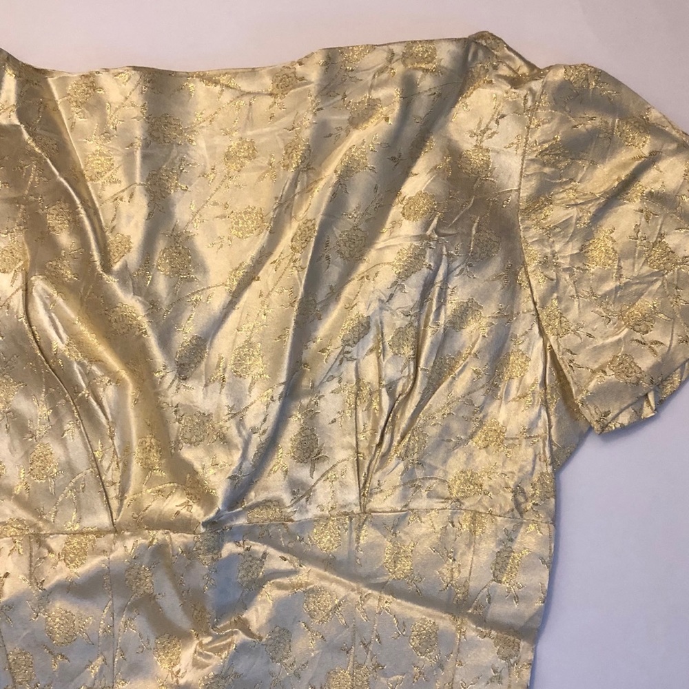 Vintage Metal Zipper Wiggle Dress